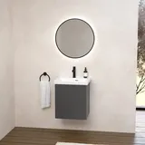 Villeroy & Boch Embrace Schrank mit Gästebecken, mit Spiegel,, 4306FFR1+B90800VR+A4726000,