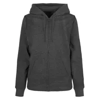 Build Your Brand Basic Reißverschlusspullover Charcoal 3XL