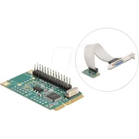 DeLock Mini PCIe I/O PCIe full size 1 x