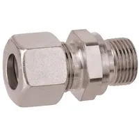 GOK Einschraubverschraubung GELRB, RVS8 x AG, G3/8, gerade, verzinkt