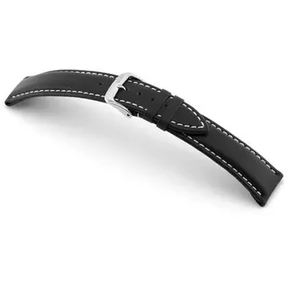 Happel Lederband Solana 18 mm schwarz