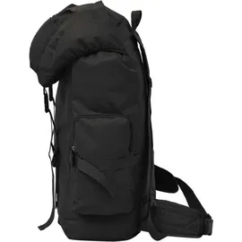 vidaXL Armeerucksack 65 L Schwarz