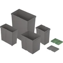 Hettich Abfallsystem-Eimer 11l, AvanTech You Pull 9279391 Kunststoff anthrazit