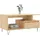 furnicato Couchtisch Braun Eiche 90 x 49 x 45 cm