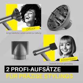 Vitalmaxx Slim Hairdryer grau/silber