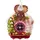 Brubaker Kuckucksuhr Elch Bunt - Handbemalte Weihnachtskugel aus Glas - Mundgeblasener Christbaumschmuck Figuren lustig Deko Anhänger Baumkugel - 10 cm