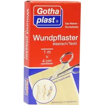 Gothaplast Verbandpflasterfabrik GmbH GOTHAPLAST WUNDPFLASTER ELASTISCH 1MX4CM