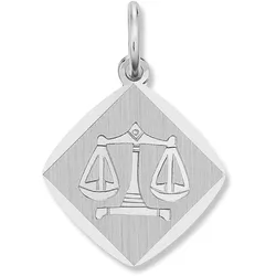 Sternzeichen-Anhänger ONE ELEMENT "Waage Sternzeichen Anhänger aus 925 Silber", silber, Schmuckanhänger, Damen, Waage, Silber 925 (Sterlingsilber), Damen Silber Schmuck Waage