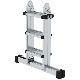 MUNK Teleskopleiter 4 x 3 Sprossen (32121)