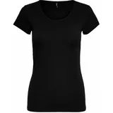 Only Onllive Rundhalsshirt Schwarz M
