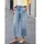 street one studio Street One Cropped Wide Leg Jeans mit Knopfdetail - Blau
