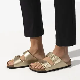 Birkenstock Arizona Birko-Flor schmal gold 41