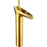 3/8' Vintage Gold Badarmatur, Badezimmer-Wasserhahn, Messing Badezimmer Waschbecken Armatur Wasserhahn, Für wc Badarmaturen