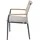 MONDO LATEA Gartenstuhl 62 x 56,5 x 84 cm braun/grau 1 St.