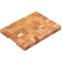 vidaXL Hackblock Akazie 1-tlg. 60 x 40 x 3,8 cm Braun