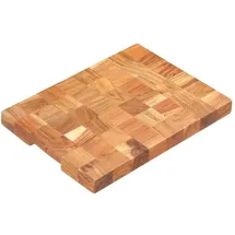 vidaXL Hackblock Akazie 1-tlg. 60 x 40 x 3,8 cm Braun