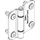 HAWA Multifold 30/W Mittelscharnier 30 x 5 x 1,5 cm