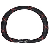 ABUS Ivy Chain 9210 Kettenschloss schwarz-rot, Größe 140 cm,