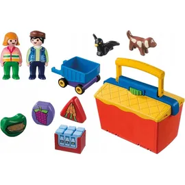 Playmobil 1.2.3 Mein Marktstand zum Mitnehmen 9123