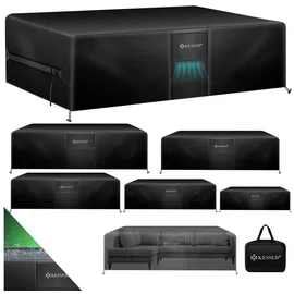 Kesser Gartenmöbel Abdeckung 125 x 125 x 74 cm Schwarz