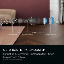 AEG Ultimate 8000 Akku-Staubsauger inkl. Absaugstatioin AP83A25XNX