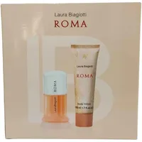 Laura Biagiotti Roma Donna Geschenkset - Eau de Toilette + Body Lotion 2 St