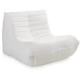 [en.casa] Bodensessel Kodsø Polyester 75 x 90 x 100 cm Beige