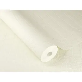 Rasch Textil Rasch Vliestapete 751321 Weiß-Cremeweiß Muster & Motive 10,05 x 0,53 m