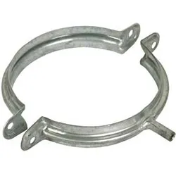 Rohrschellen - Schlauchschelle für Wandmontage div. Durchmesser für gebördelte R... - Rohrschelle 120 mm
