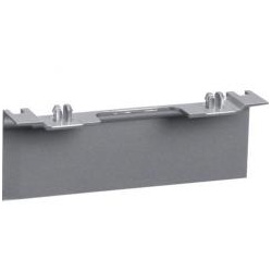tehalit Geräteträgerschürze für Geräteträger universal design SL 20x80mm,  Dekor Aluminium