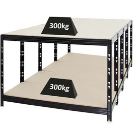 Proregal Mega Deal 4x Werkbank Tiger HxBxT 90 x 140 x 60 cm Freizeit, Heimwerken, Werkstatt, Werkbänke
