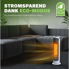 monzana Heizlüfter 2000 W Weiß