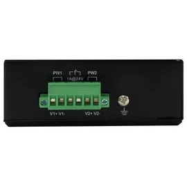 LevelOne IGP-08 Industrial Railmount Gigabit Switch, 8x RJ-45, 200W PoE+ (IGP-0802)