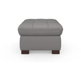 sit&more Hocker SIT & MORE "Luxor", grau, B:60cm H:41cm T:60cm, Luxus-Microfaser ALTARA NUBUCK (100% Polyester);Soft clean (98% Polyester, 2% Polyamid);Struktur fein (100% Polyester), Hocker, Polsterhocker, auch erhältlich in dem besonders leicht mit Wasser zu