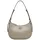PINKO Half Moon Mini Bag Leder Grau/Gold