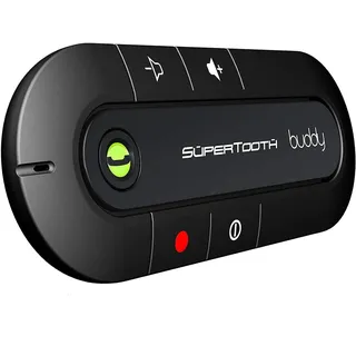 SuperTooth Freisprechanlage Auto Supertooth Buddy Bluetooth-Adapter zu Micro-USB, Auto, Freisprecheinrichtung, Bluetooth®, Car-Kit, DSP schwarz