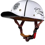 Motorrad Halbschalen Halbhelm Halbschalenhelm Baseballmütze-Helm Baseball Cap Motorradhelm Mit ECE-Zulassung Cruiser Chopper Scooter Helm Für Bike Cruiser Chopper Moped Scooter G,M