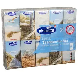 alouette Taschentücher 4-lagig weiß, 30x 10 Tücher