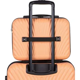 wingstm WINGS SWAN Kosmetikkoffer 14" in Pistaziengrün, ABS+, 15L - Grün