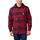 CARHARTT Flannel-Fleece Kapuzenhemd Rot S