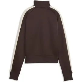 Puma Damen T7 Always ON Kurze Trainingsjacke L, Chocolate Brown - L