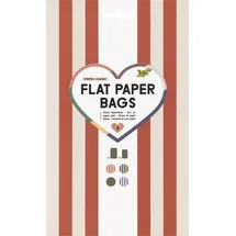Folia Flache Papiertüten 8 St. 15,5x24,8 cm Rot