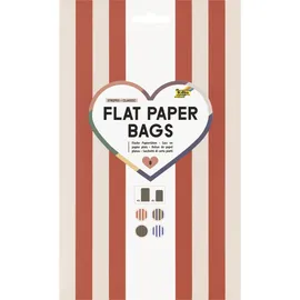 Folia Flache Papiertüten 8 St. 15,5x24,8 cm Rot