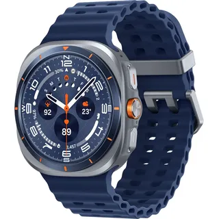 Samsung Galaxy Watch Ultra (2025) LTE 47 mm Titanium Blue Marine Band Blue