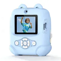 Dpofirs Kinderkamera-Sofortdruck, 48 MP 1080P Kinder-Sofortbildkameras, die Fotos Drucken, Digitalkamera mit 1080P-Videos, MP3 (Blue)