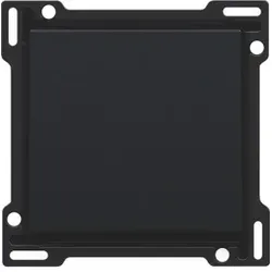 Niko Züblin 161-61105 Abdeckung für elektronischen Einfach Schalter oder Taster, black coated 16161105