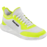 Kempa Kourtfly Jr Sport-Schuhe, weiß/Fluo gelb, 35