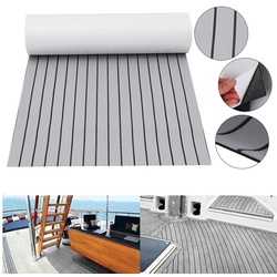 Insma Bodenmatte (240x90 cm, 6 mm), EVA Schaum Bootsboden Decke Selbstklebend Bodenmatte Bodenbelag Matte für Yacht Boot