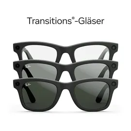 Ray-Ban Meta Wayfarer RW4008 53 mm Matte Black / Graphite Green