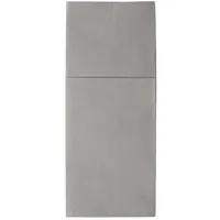 Papstar 100 Bestecktaschen Airlaid 40 cm x 48 cm Grau